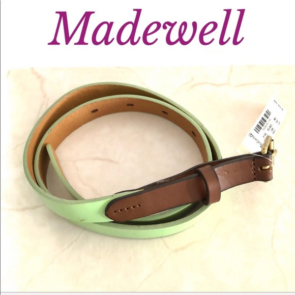 Madewell Accessories - 🔴🔴 NWT Madewell neon green belt size XS